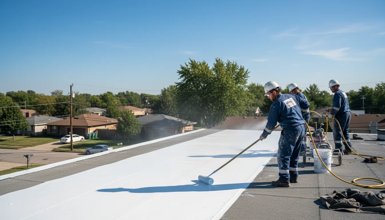 Commercial roof coating in Bath, MI near me